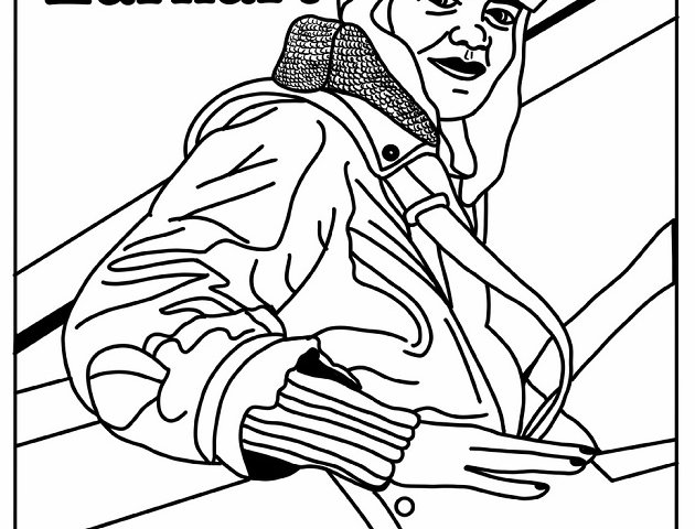 Amelia-Earhart-coloring-page-preview
